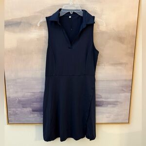 Women’s Navy Blue Sleeveless Tennis Athletic Dress Medium NWT